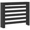 vidaXL Radiatorcover Sort eg 104 x 20 x 82 cm Konstrueret tr&aelig;