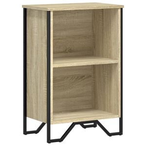vidaXL bogreol 50x31x74,5 cm konstrueret tr&aelig; sonoma-eg