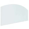 vidaXL Pejs glasplade Transparent 120 x 60 cm Glas