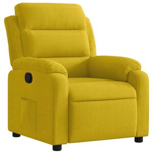 vidaXL l&aelig;nestol velour gul