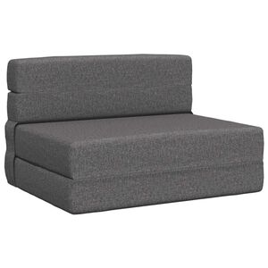 vidaXL Samlebar Sofa Seng Lysegr&aring; 100 x 80 x 60 cm Stof