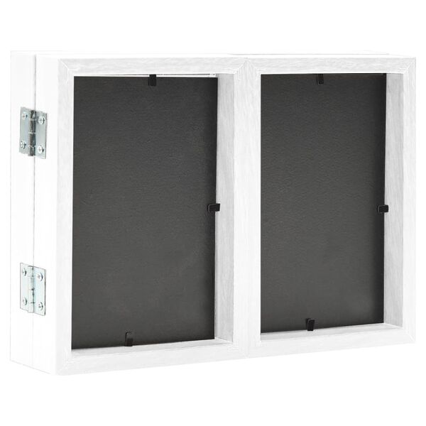 vidaXL folderamme til 3 billeder 22x15 cm + 2x(10x15 cm) hvid