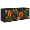 vidaXL V&aelig;gh&aelig;ngt TV Skab ZAANDAM 102 x 33 x 40 cm Sort eg
