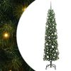 vidaXL Kunstigt juletr&aelig; med stativ Gr&oslash;n 180 cm PVC og St&aring;l og Plastik