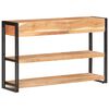 vidaXL skænk 120x30x75 cm massivt akacietræ