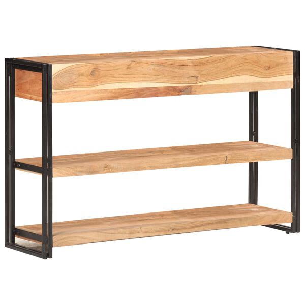 vidaXL skænk 120x30x75 cm massivt akacietræ