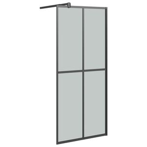 vidaXL brusev&aelig;g 80x195 cm m&oslash;rk h&aelig;rdet glas