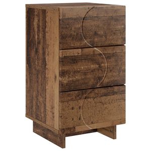 vidaXL Natskab Gammelt tr&aelig; 33,5 x 34,5 x 60 cm Konstrueret tr&aelig;