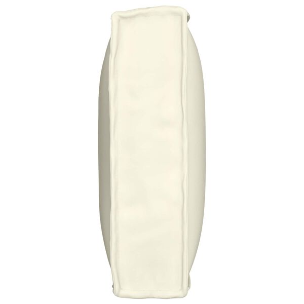 vidaXL Pallehynde til rygl&aelig;n Creme 80 x 40 x 12 cm Oxford stof