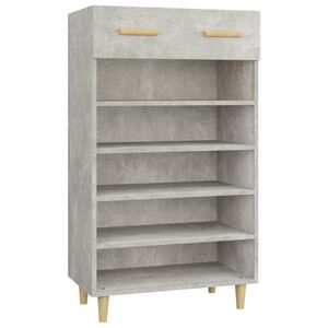 vidaXL skoreol 60x35x105 cm konstrueret tr&aelig; betongr&aring;