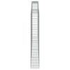 vidaXL buede gabionkurve 9 stk. 400x30x200/220 cm galvaniseret jern