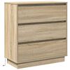 vidaXL Natskab Sonoma eg 71 x 34,5 x 75 cm Konstrueret tr&aelig;