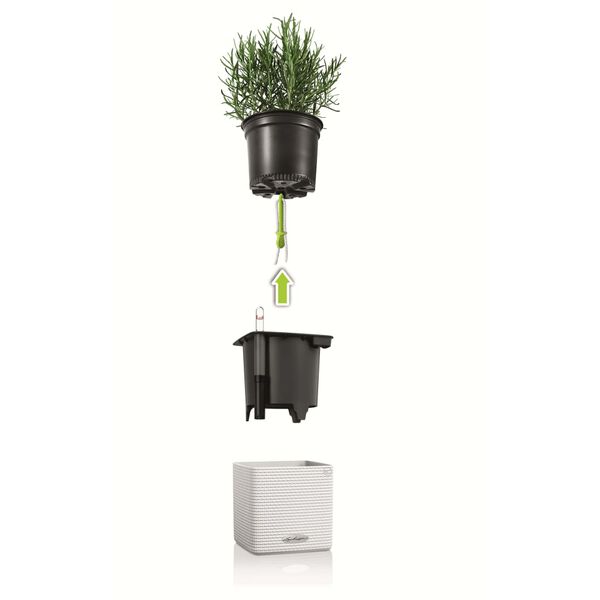 LECHUZA plantekrukker 3 stk. Green Wall Home Kit hvid