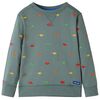 Sweatshirt til b&oslash;rn str. 92 kakifarvet