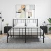 vidaXL sengeborde 2 stk. 40x35x47,5 cm konstrueret tr&aelig; sort