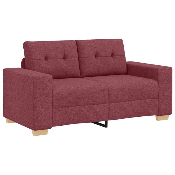 vidaXL Sofa 3 pcs Vindr&oslash;d Linned-blandet stof