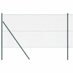 vidaXL Grundfikseret svejset tr&aring;dg&aelig;rde 10 x 1,4 m PVC-belagt st&aring;l Gr&oslash;n