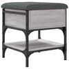 vidaXL skob&aelig;nk 42x42x45 cm konstrueret tr&aelig; gr&aring; sonoma-eg