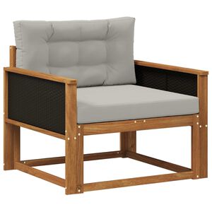 vidaXL Udend&oslash;rs Mellem Sofa Massivt Akacietr&aelig; Naturfarvet