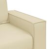 vidaXL Sofa Creme 180 x 80 x 84 cm Stof