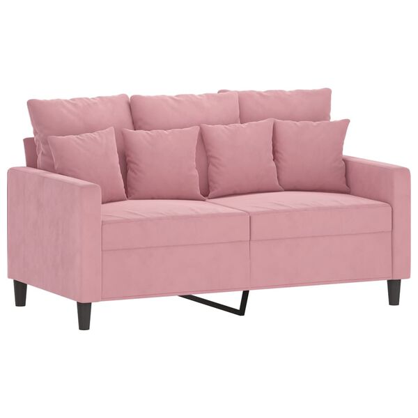 vidaXL 2-personers sofa 120 cm fl&oslash;jl lyser&oslash;d