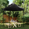 vidaXL Party Tent Sort 200 x 200 x 306 cm Oxford stof