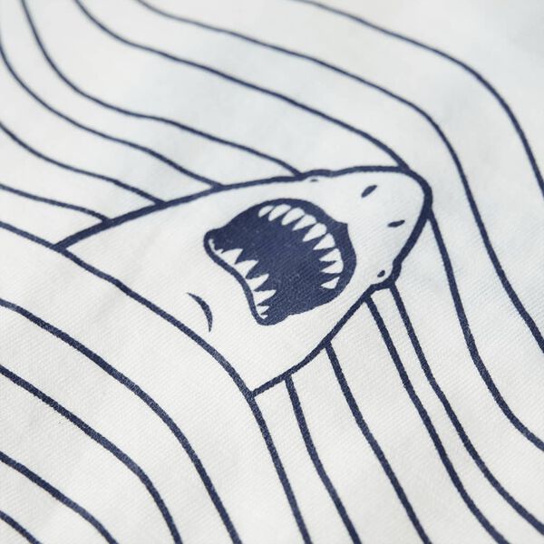 T-shirt til b&oslash;rn str. 140 ecrufarvet