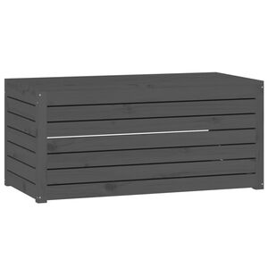 vidaXL havekasse 101x50,5x46,5 cm massivt fyrretr&aelig; gr&aring;