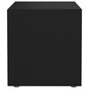 vidaXL tv-borde 4 stk. 37x35x37 cm konstrueret tr&aelig; sort