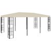 vidaXL pavillon 3x6 m cremefarvet