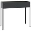 vidaXL plantekasse 100,5x40,5x90 cm galvaniseret st&aring;l antracitgr&aring;