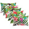 vidaXL Pudebetr&aelig;k 6 pcs HEERLEN Flerfarvet 30 x 50 cm Polyester