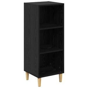 vidaXL Sideboard Sort eg 34,5 x 32,5 x 90 cm Konstrueret tr&aelig;