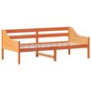 vidaXL daybed uden madras 100x200 cm massivt fyrretr&aelig; gyldenbrun