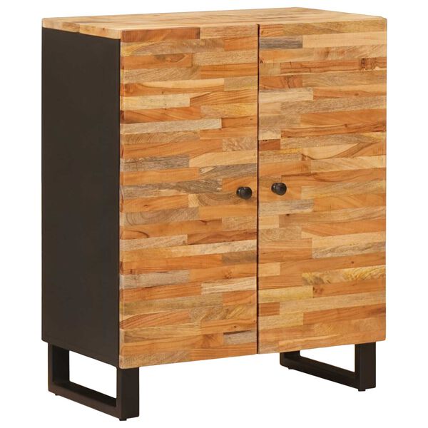 vidaXL Sideboard Brun Massivt mangotr&aelig;