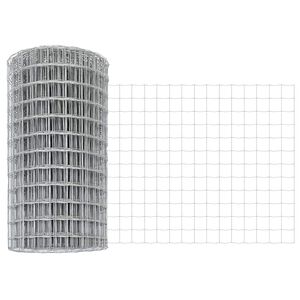 vidaXL Euro Hejn 0,4 x 10 m PVC-belagt jern