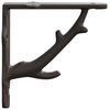 vidaXL V&aelig;ghyldebeslag 12 stk. Antik Brun 21.5 x 21.5 x 3.5 cm St&aring;l