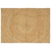 vidaXL Omr&aring;det&aelig;pper Rektangul&aelig;r Brun 140 x 200 cm Jute