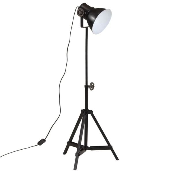 vidaXL gulvlampe 35x35x65/95 cm 25 W E27 sort
