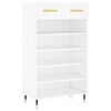 vidaXL skoreol 60x35x105 cm konstrueret tr&aelig; hvid