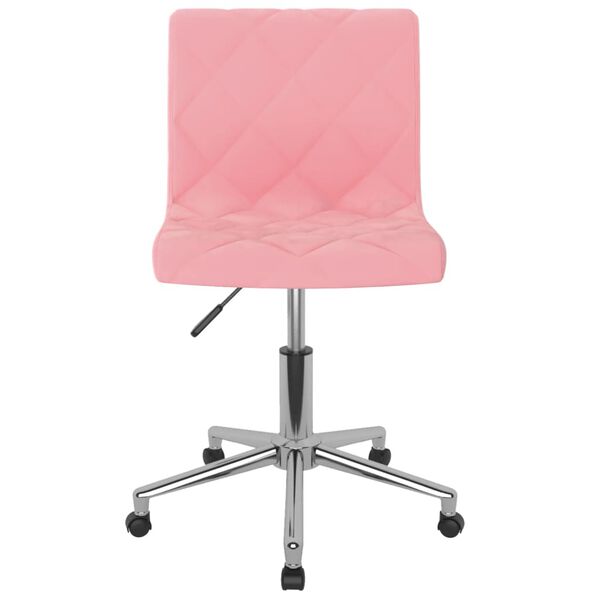 vidaXL drejelige spisebordsstole 2 stk. fl&oslash;jl lyser&oslash;d