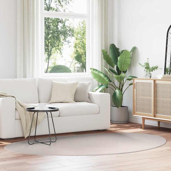 vidaXL Tæppe HUARTE Sandfarvet 160 x 230 cm Polyester