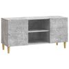 vidaXL TV-skab 102 x 34,5 x 50 cm Betongr&aring; Konstrueret tr&aelig;