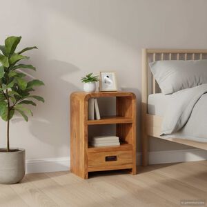vidaXL natbord 40x30x60 cm massivt akacietr&aelig; med honningfinish