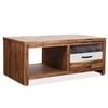 vidaXL sofabord massivt akacietr&aelig; 90 x 50 x 37,5 cm