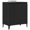 vidaXL Sideboard Sort eg 60 x 35 x 70 cm Konstrueret tr&aelig;