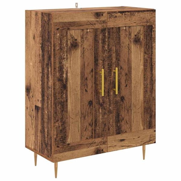 vidaXL Sideboard Gammelt tr&aelig; 69,5 x 34 x 90 cm Ingeni&oslash;rt tr&aelig; og jern