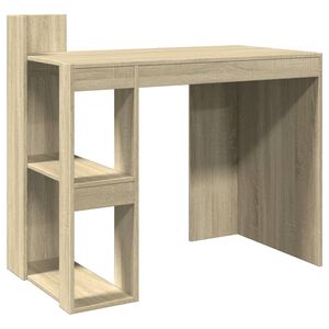 vidaXL skrivebord 103,5x56,5x94 cm konstrueret tr&aelig; sonoma-eg
