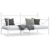 vidaXL daybed uden madras 107x203 cm st&aring;l hvid