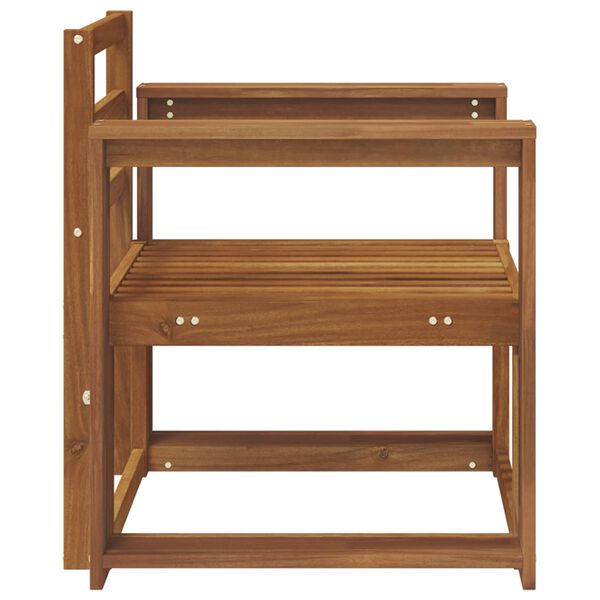 vidaXL Udend&oslash;rs sofagruppe Massivt Akacietr&aelig; Naturfarvet